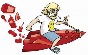 Richard Branson dessin vectoriel